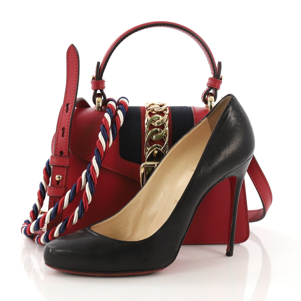 Sylvie Top Handle Bag Leather Mini