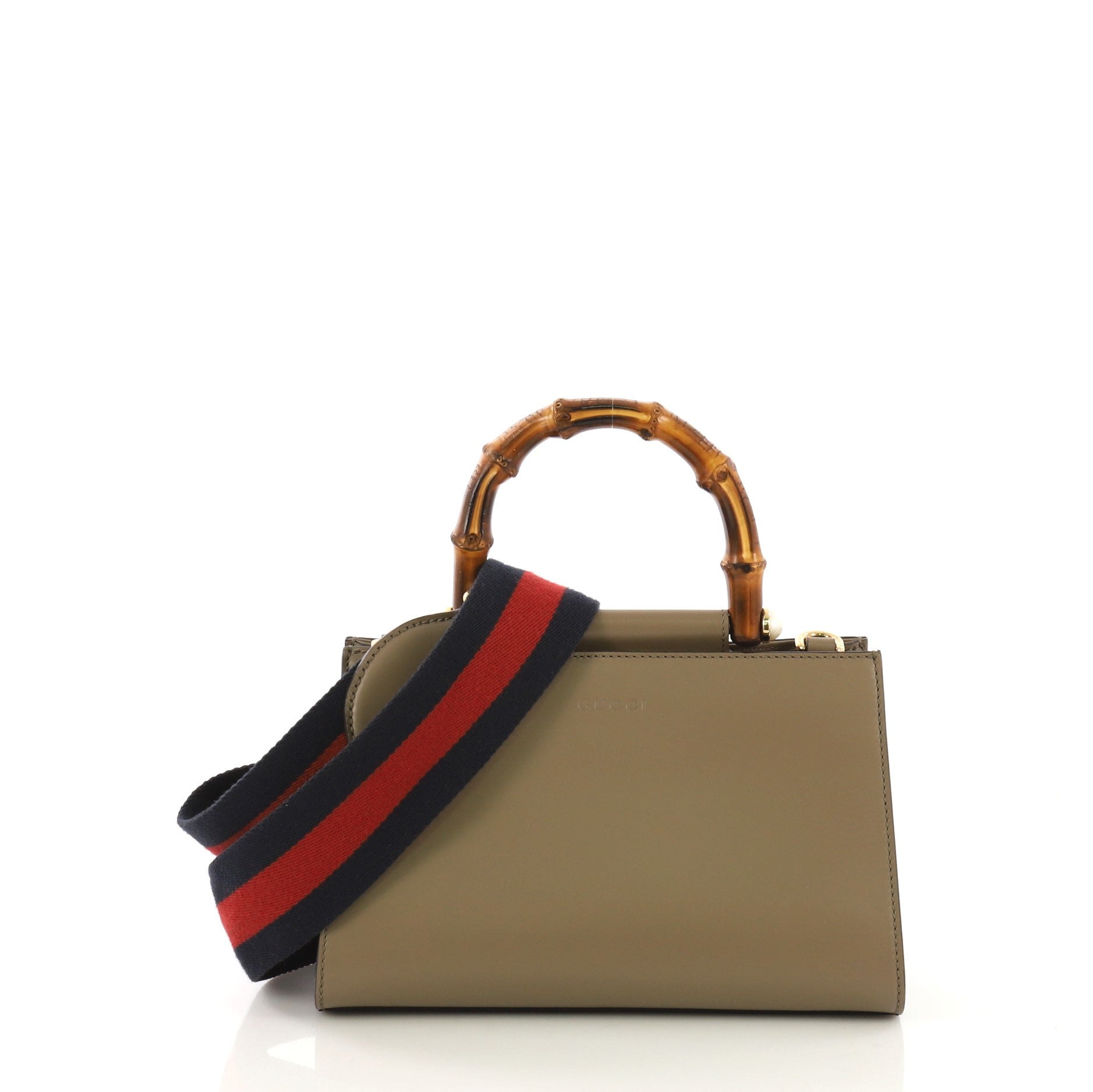 Nymphaea Top Handle Bag Leather Mini