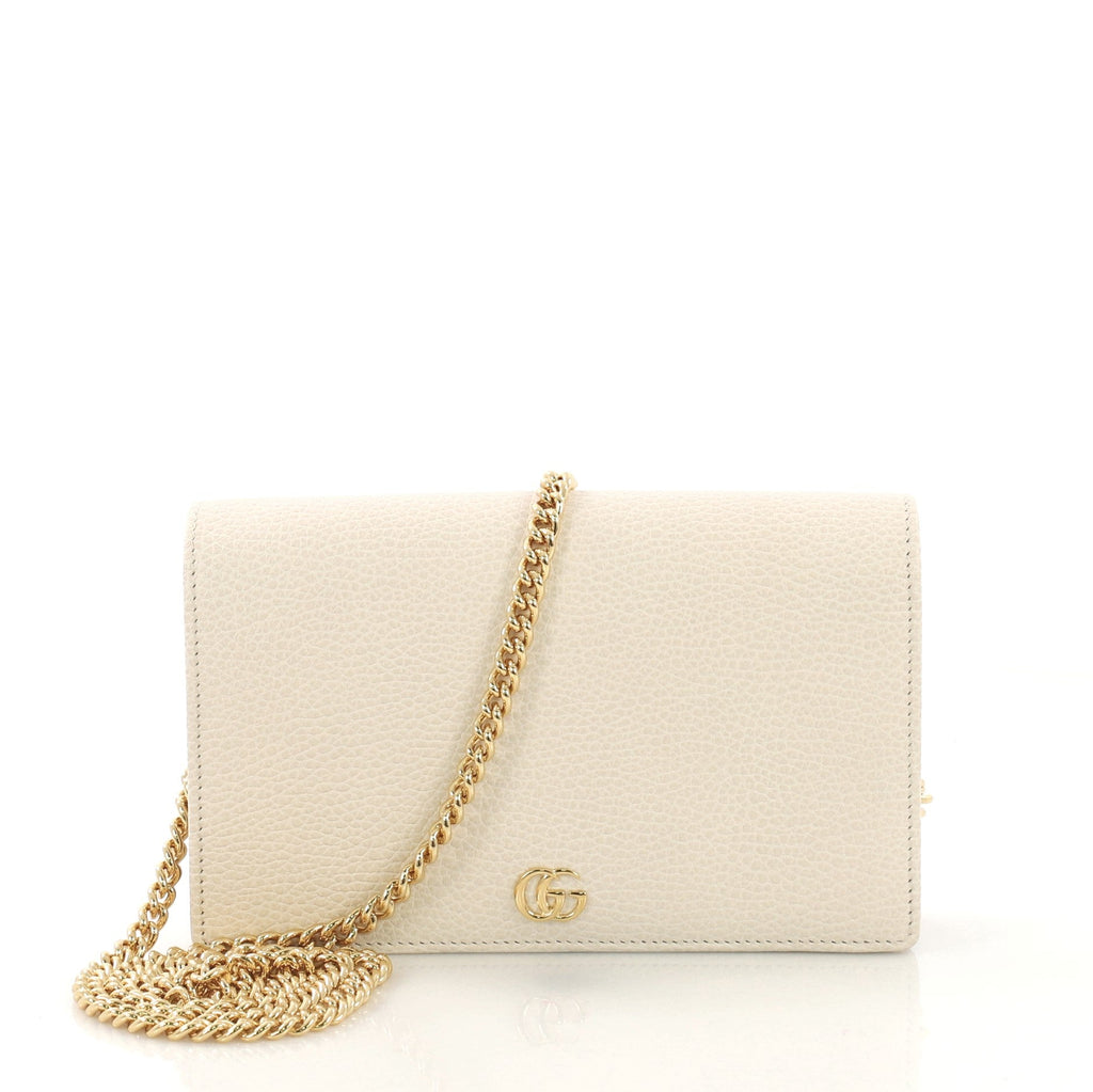 Petite Marmont Chain Wallet Leather Mini