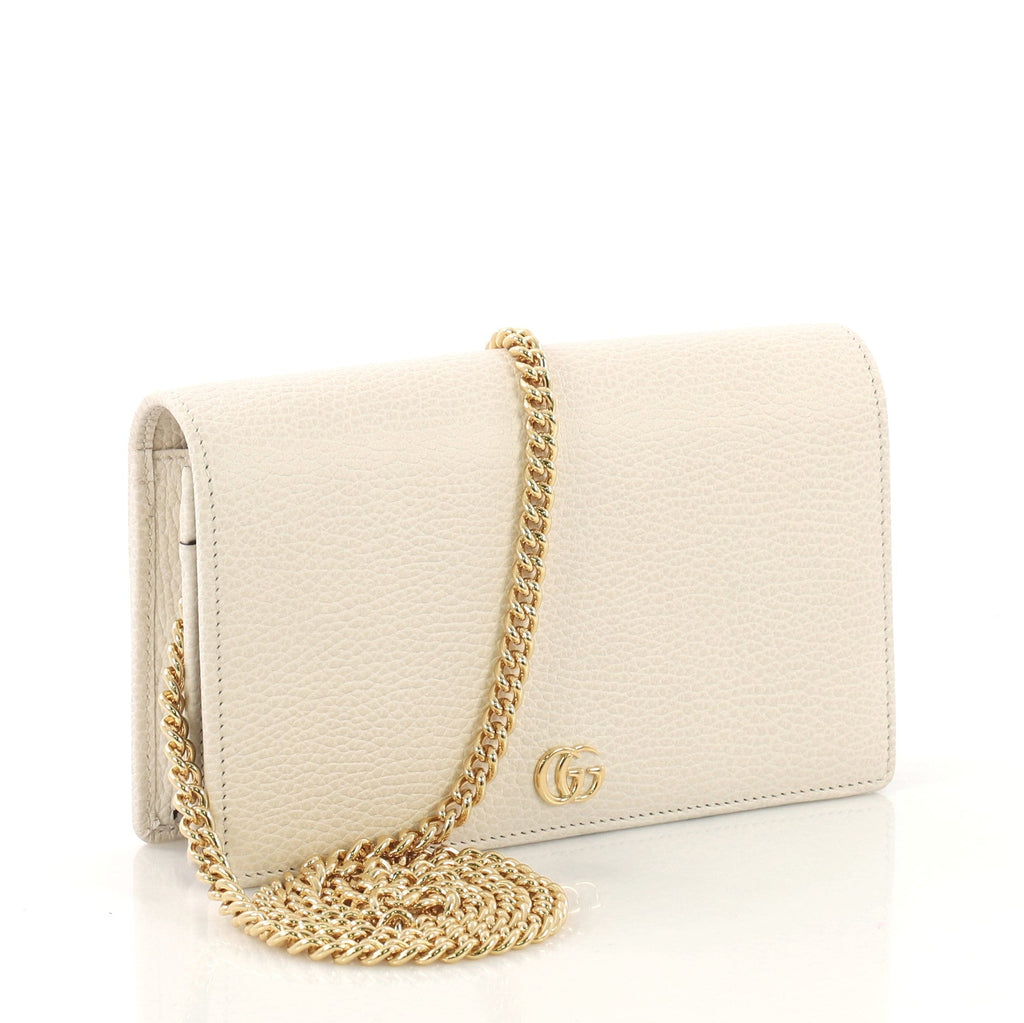 Petite Marmont Chain Wallet Leather Mini