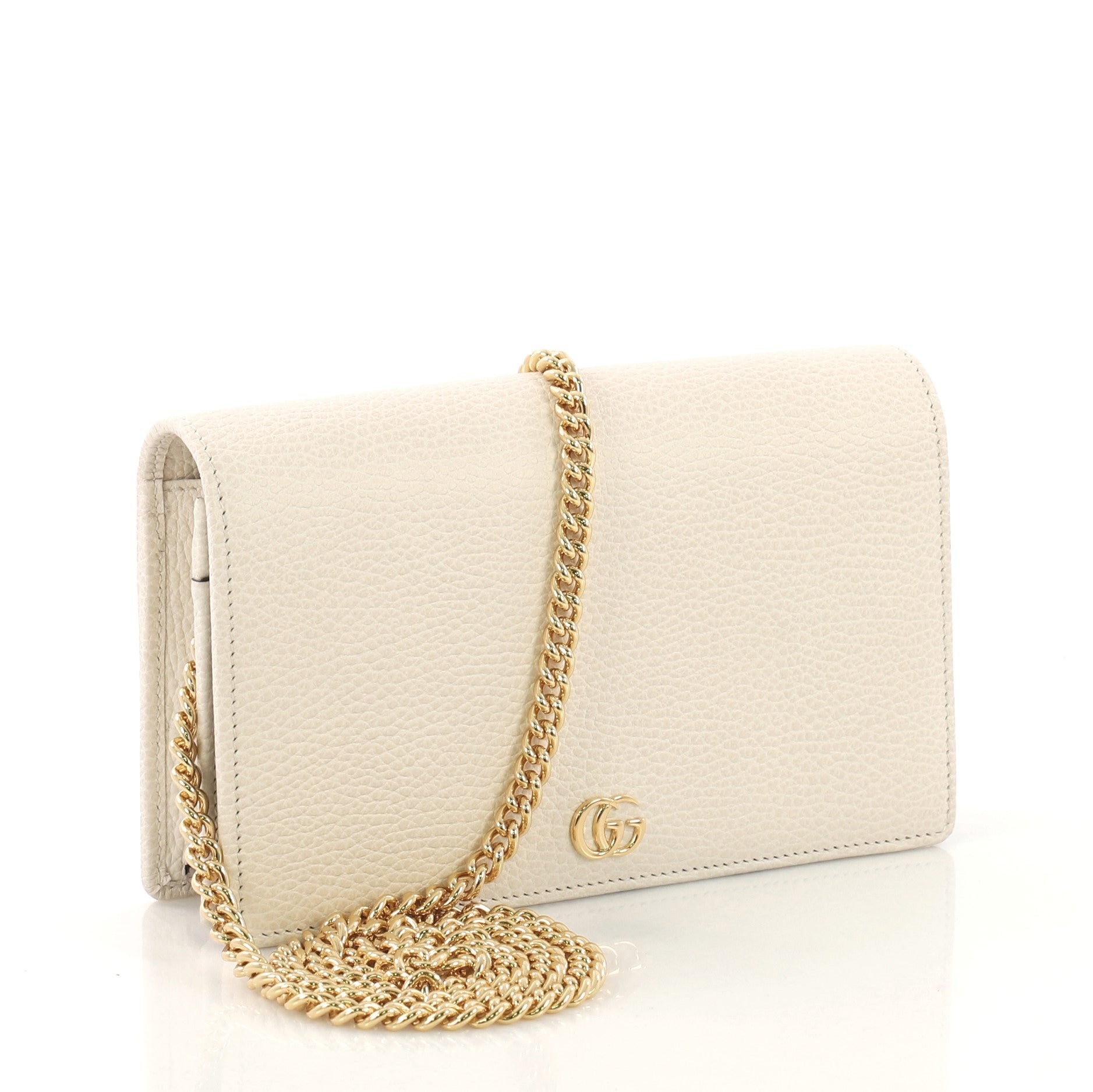 Petite Marmont Chain Wallet Leather Mini
