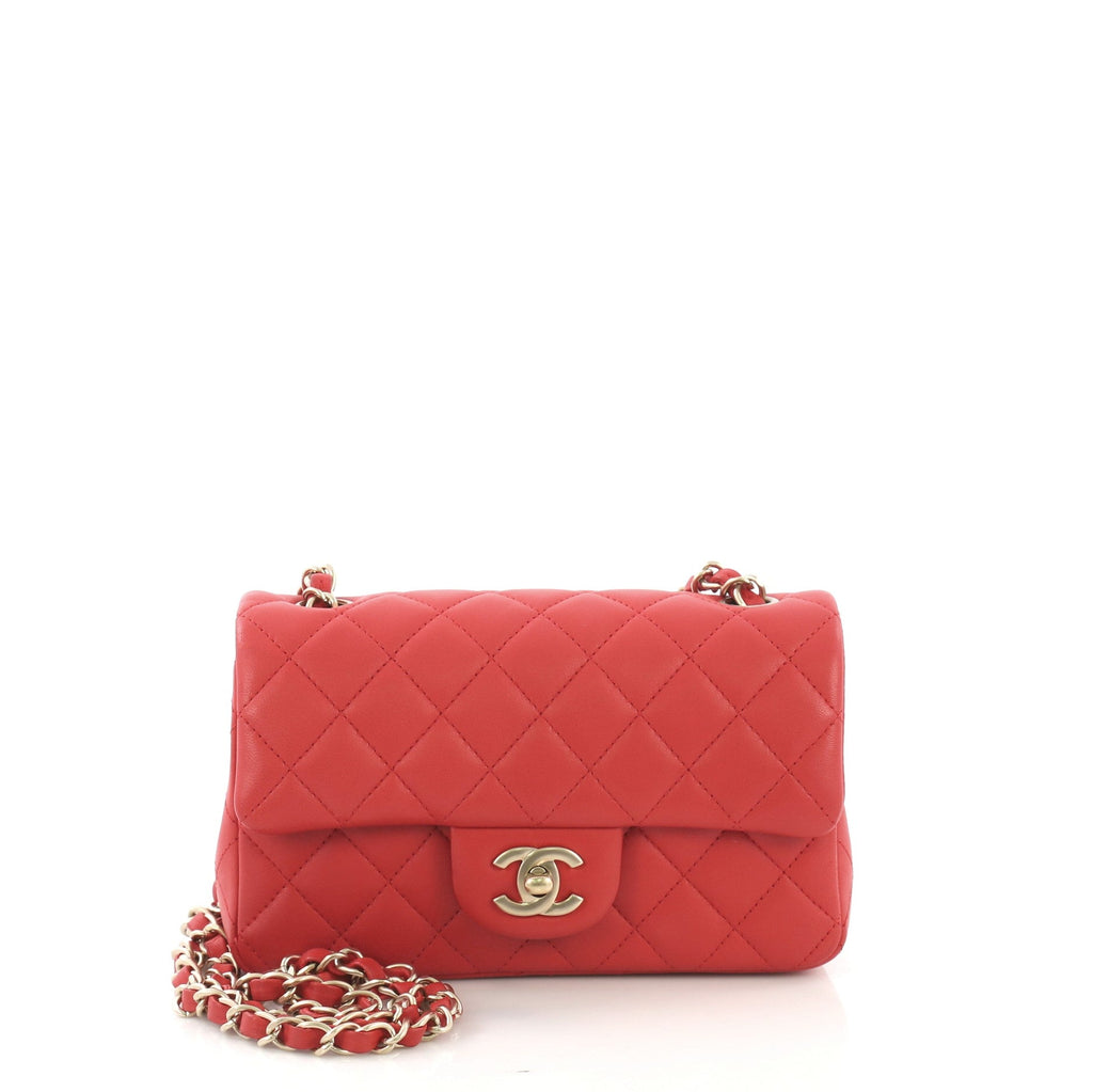 Classic Single Flap Bag Quilted Lambskin Mini