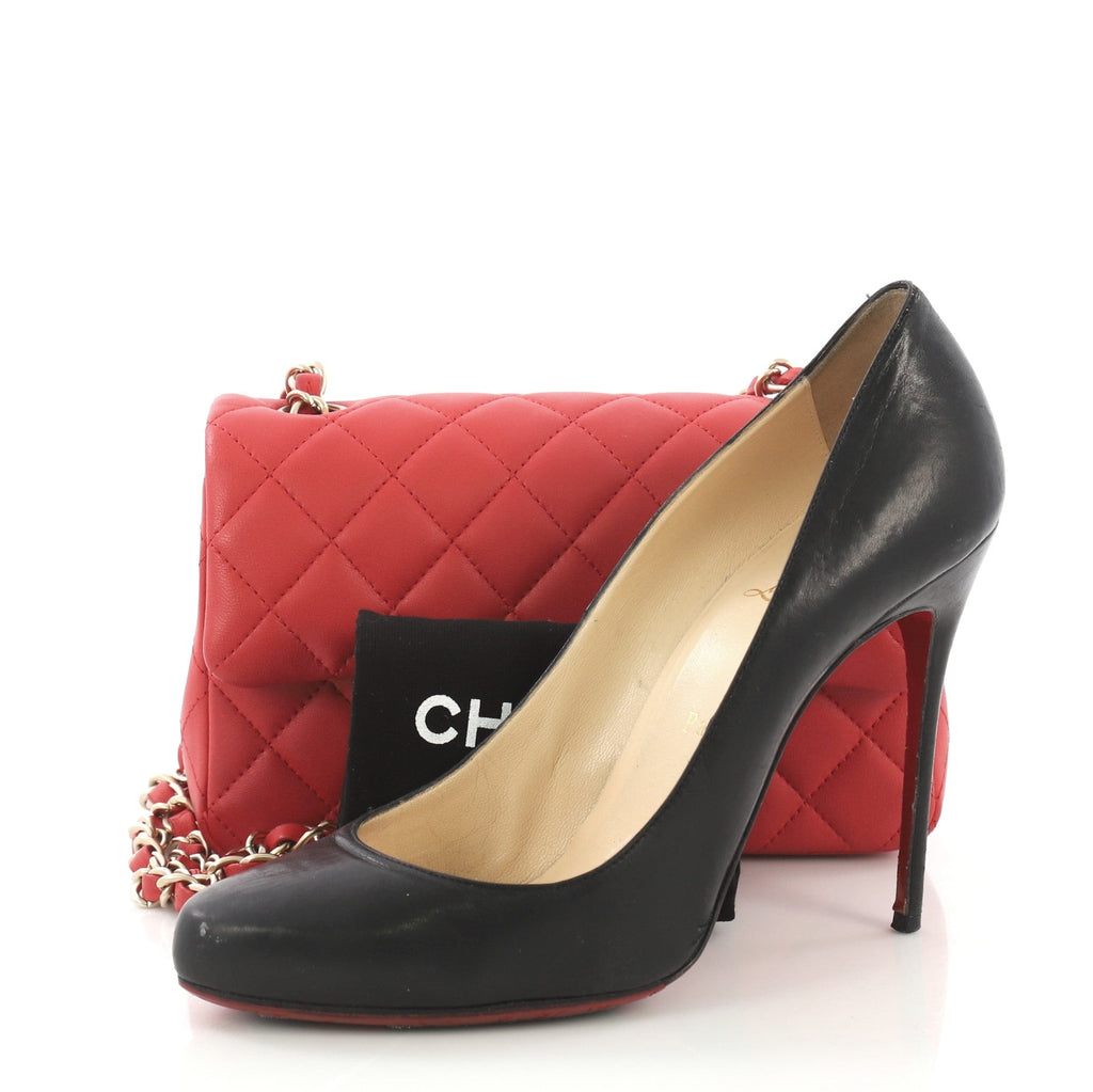 Classic Single Flap Bag Quilted Lambskin Mini