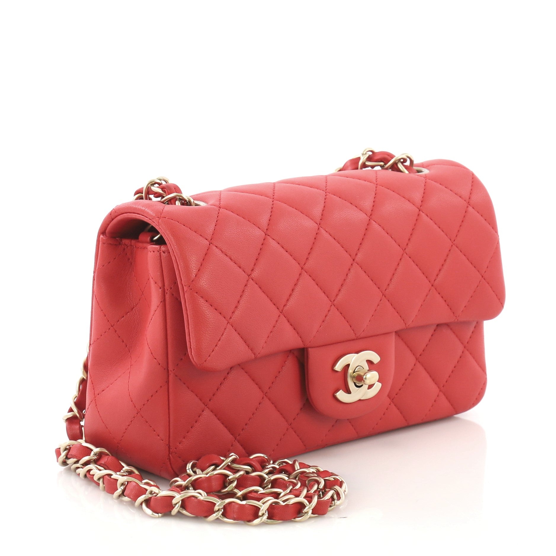 Classic Single Flap Bag Quilted Lambskin Mini