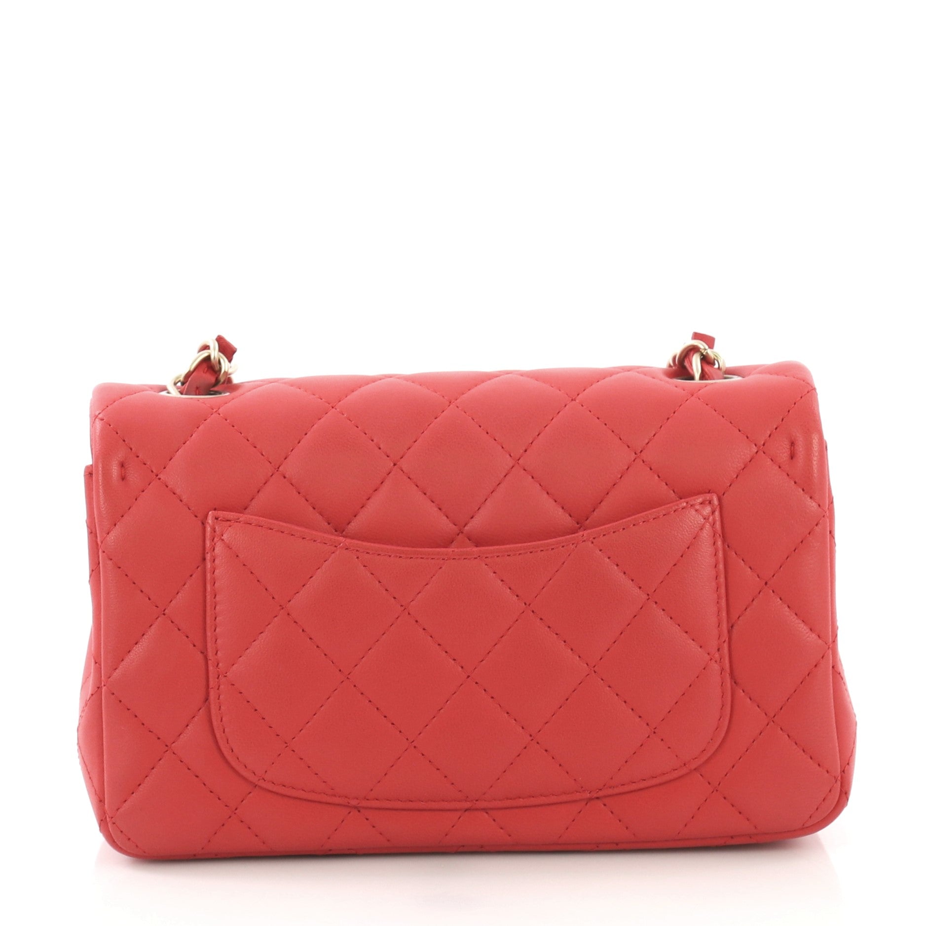 Classic Single Flap Bag Quilted Lambskin Mini