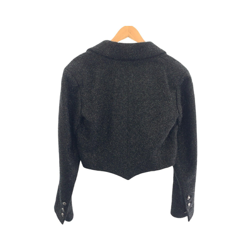 Chanel Lame Feather Cotton Polyester Tailored Jacket