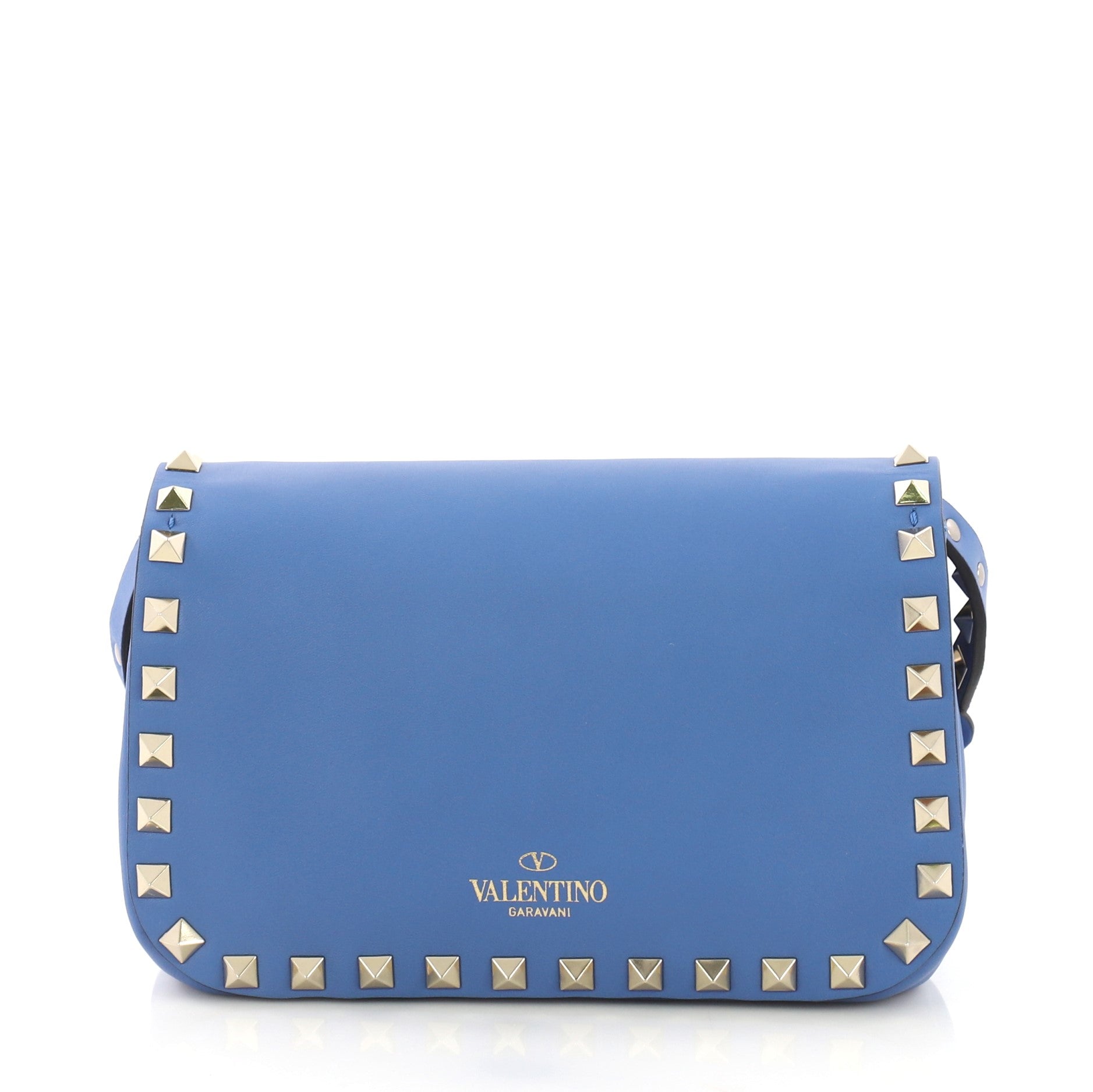 Rockstud Flip Lock Flap Bag Leather Mini