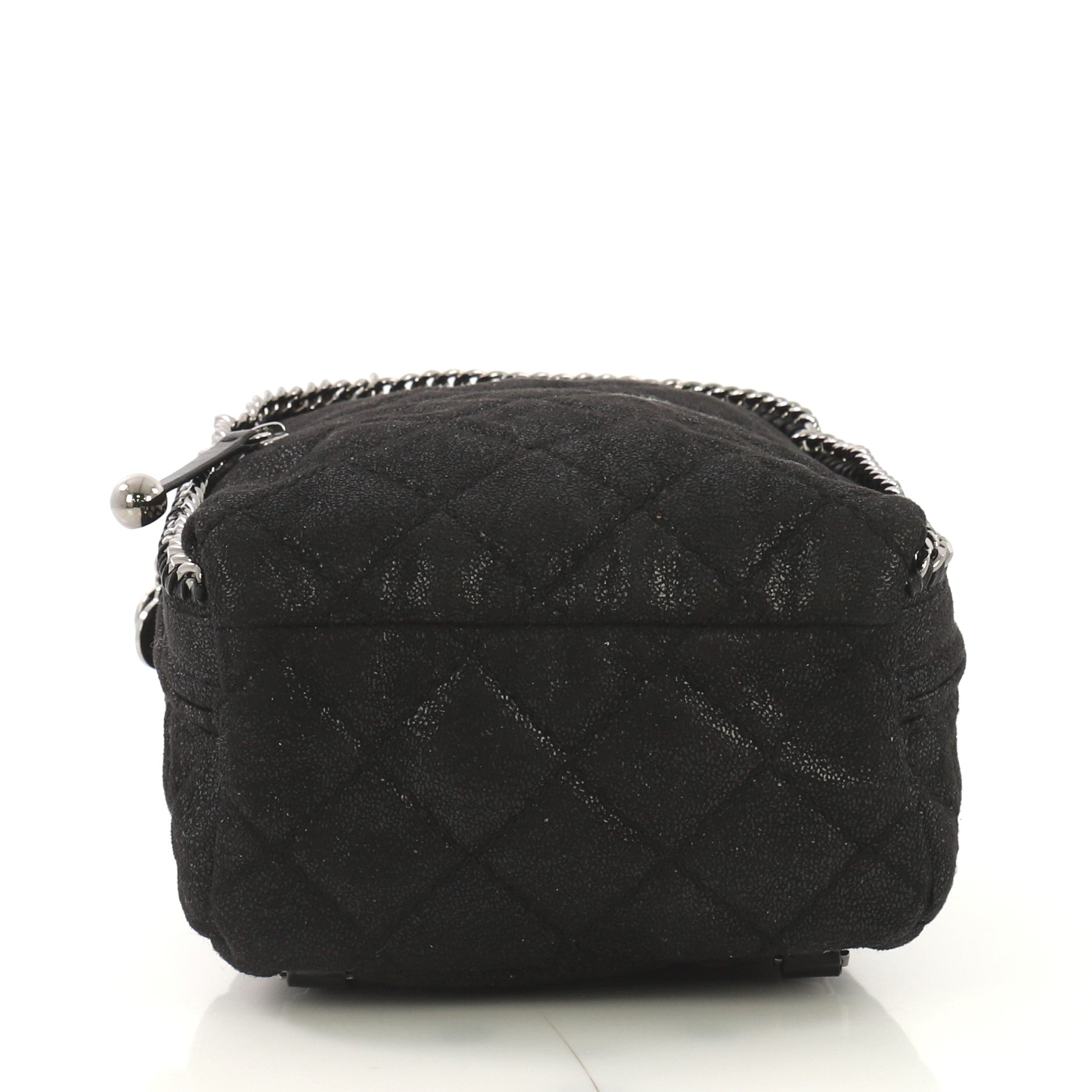 Falabella Front Zip Backpack Quilted Shaggy Deer Mini