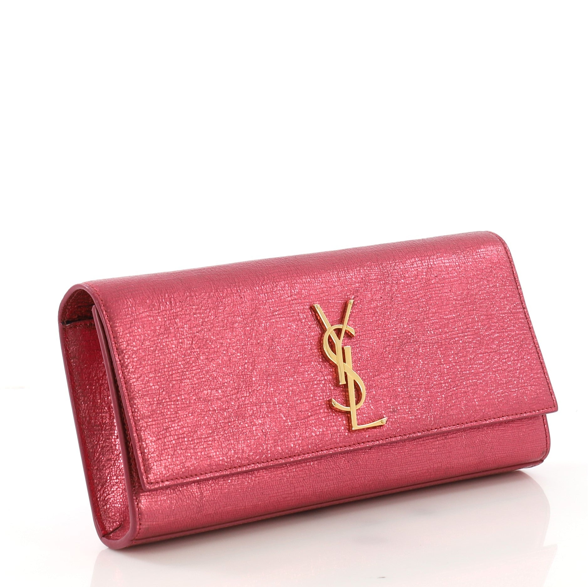 Classic Monogram Clutch Leather Long