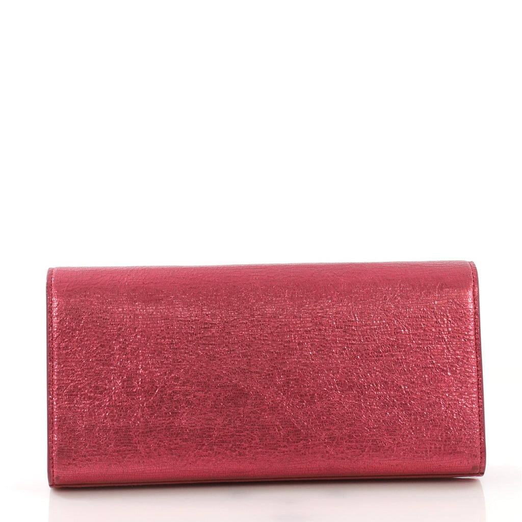 Classic Monogram Clutch Leather Long