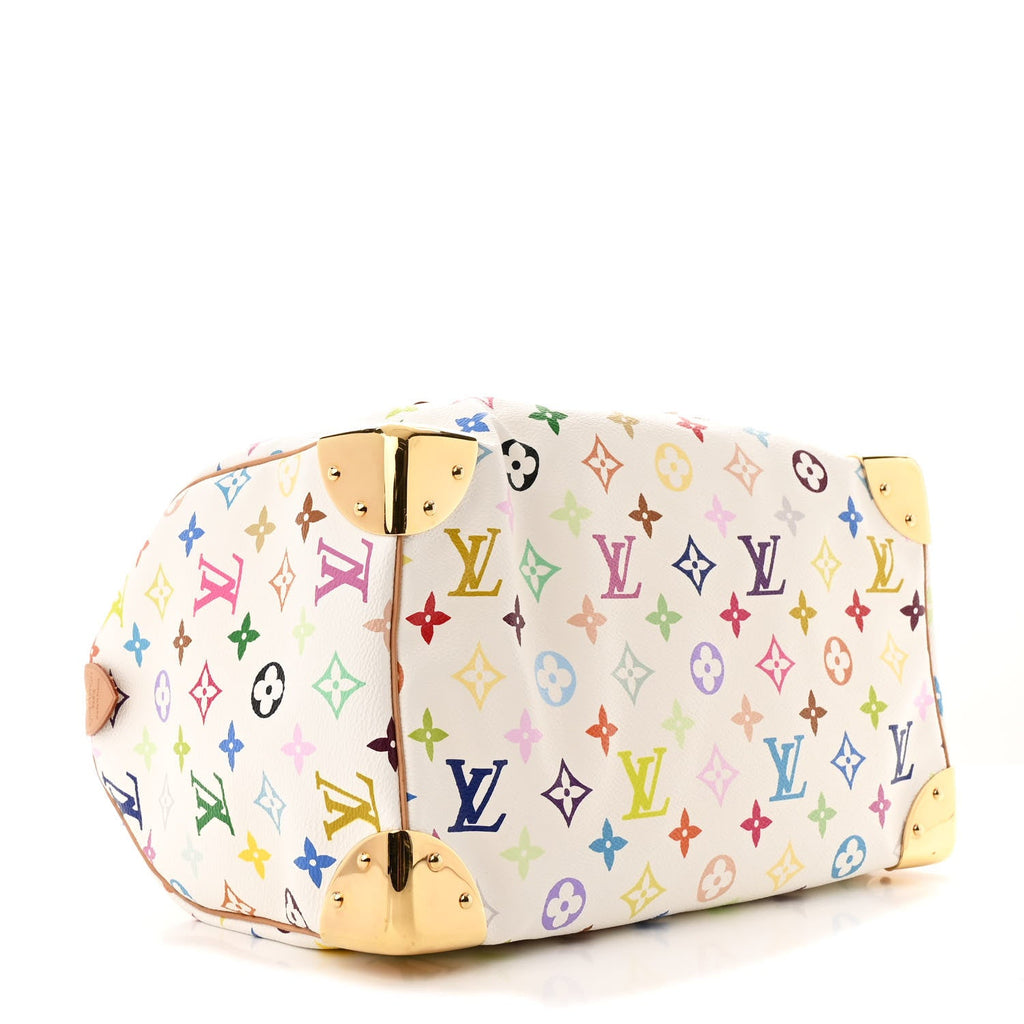 Monogram Multicolor Speedy 30 White