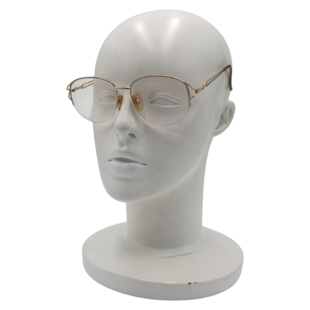 Dior CD Logo Metal Eyeglass Frame