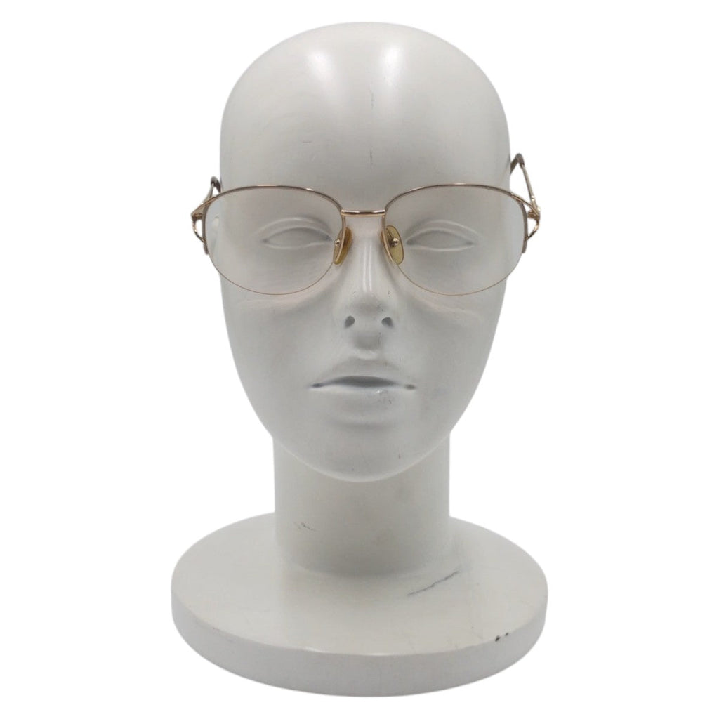 Dior CD Logo Metal Eyeglass Frame