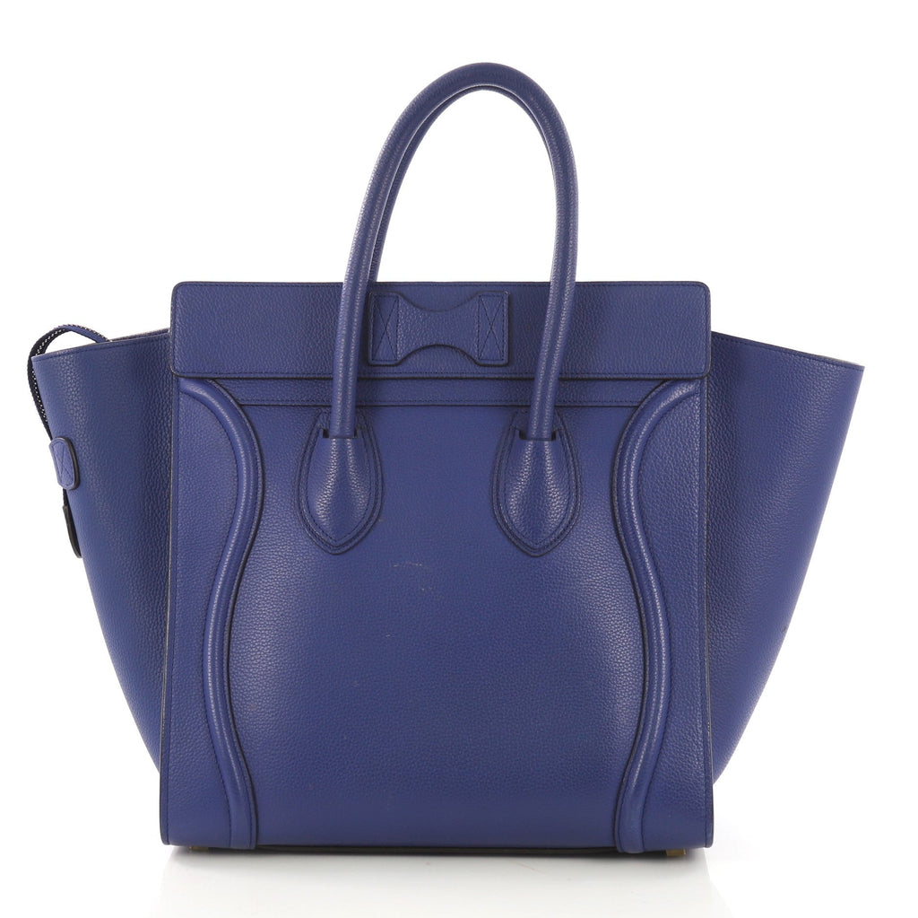 Luggage Handbag Grainy Leather Mini