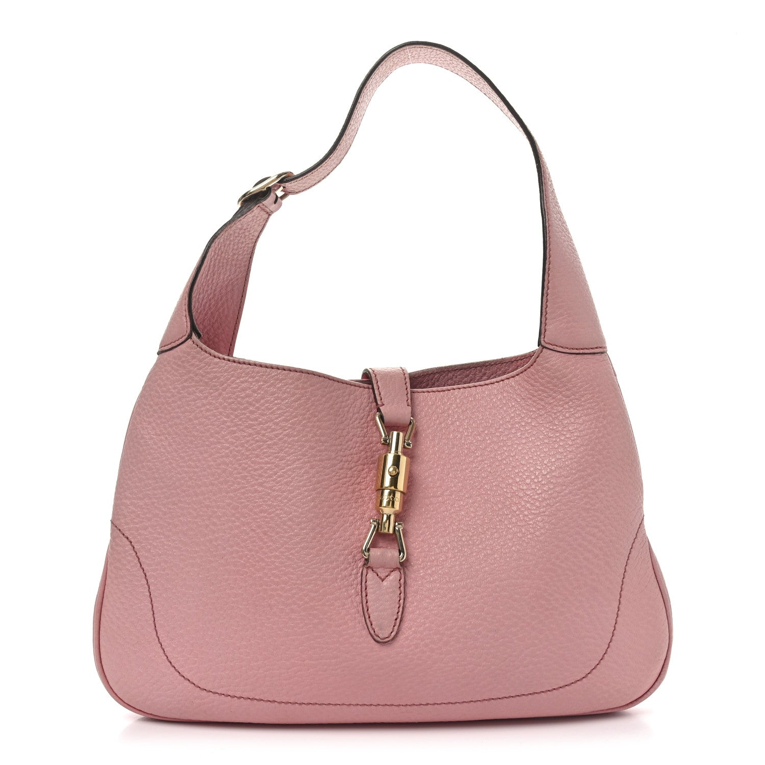 Soft Grained Calfskin Small Jackie O Hobo Pink