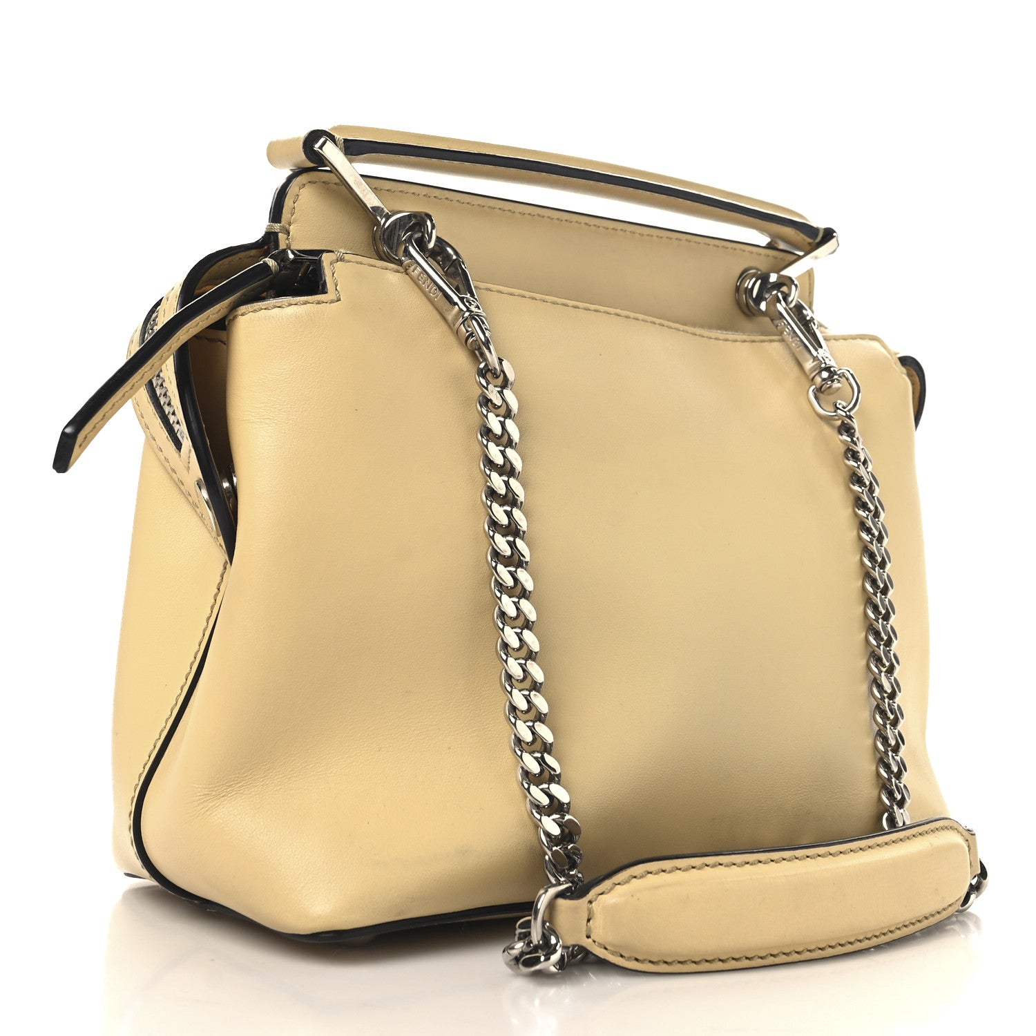 Vitello Dolce Hypnoteyes Small DotCom Click Chain Satchel Grano Multicolor