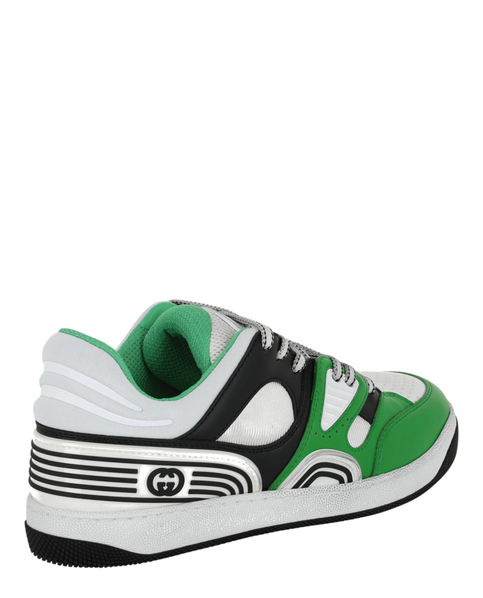 Men's Gucci Basket Leather Low-Top Sneakers