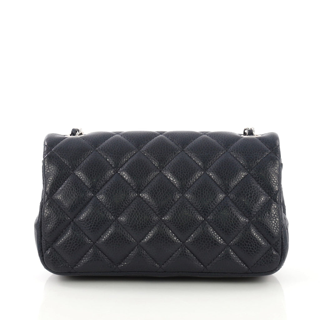 Classic Single Flap Bag Quilted Caviar Extra Mini