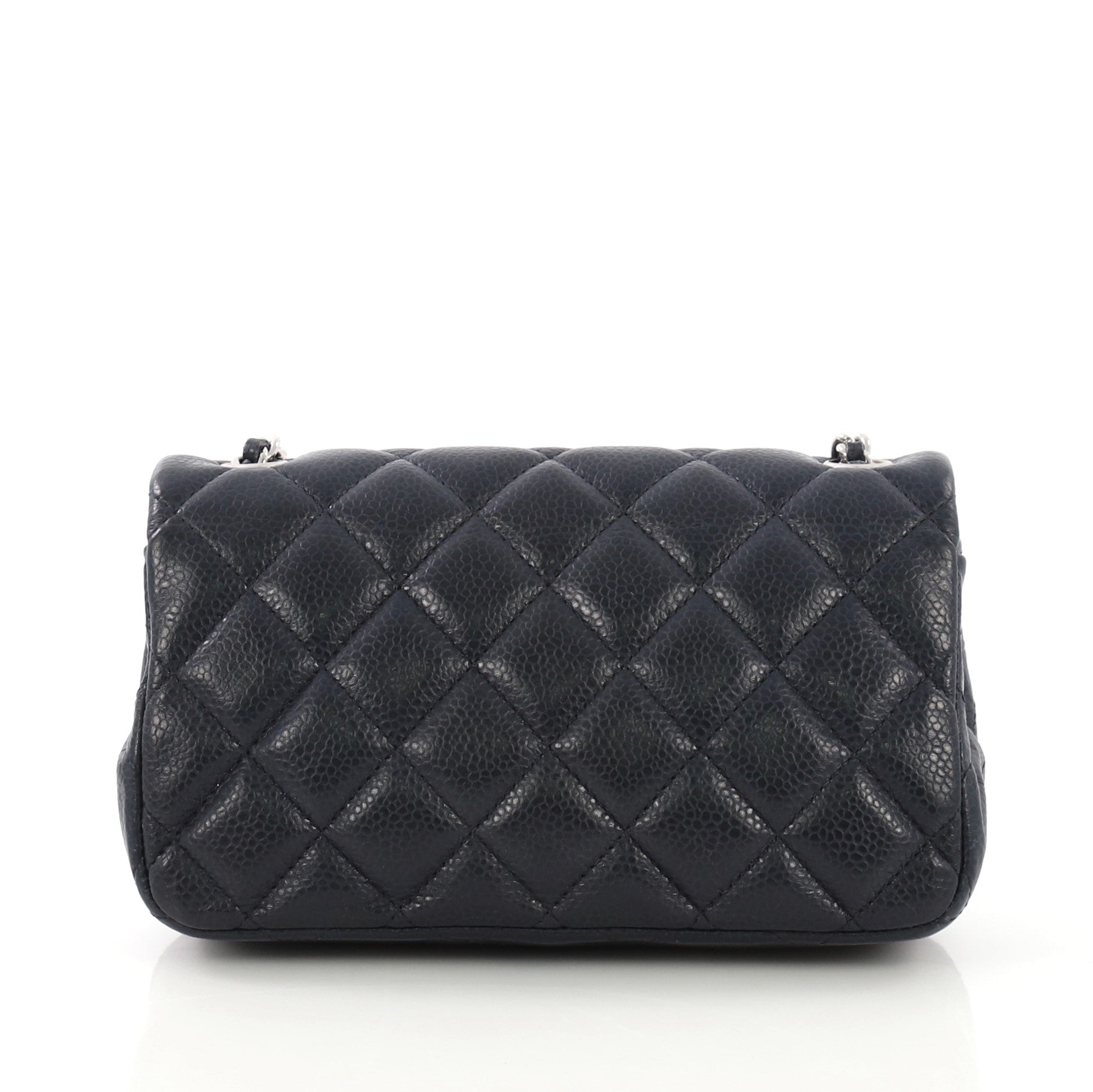Classic Single Flap Bag Quilted Caviar Extra Mini