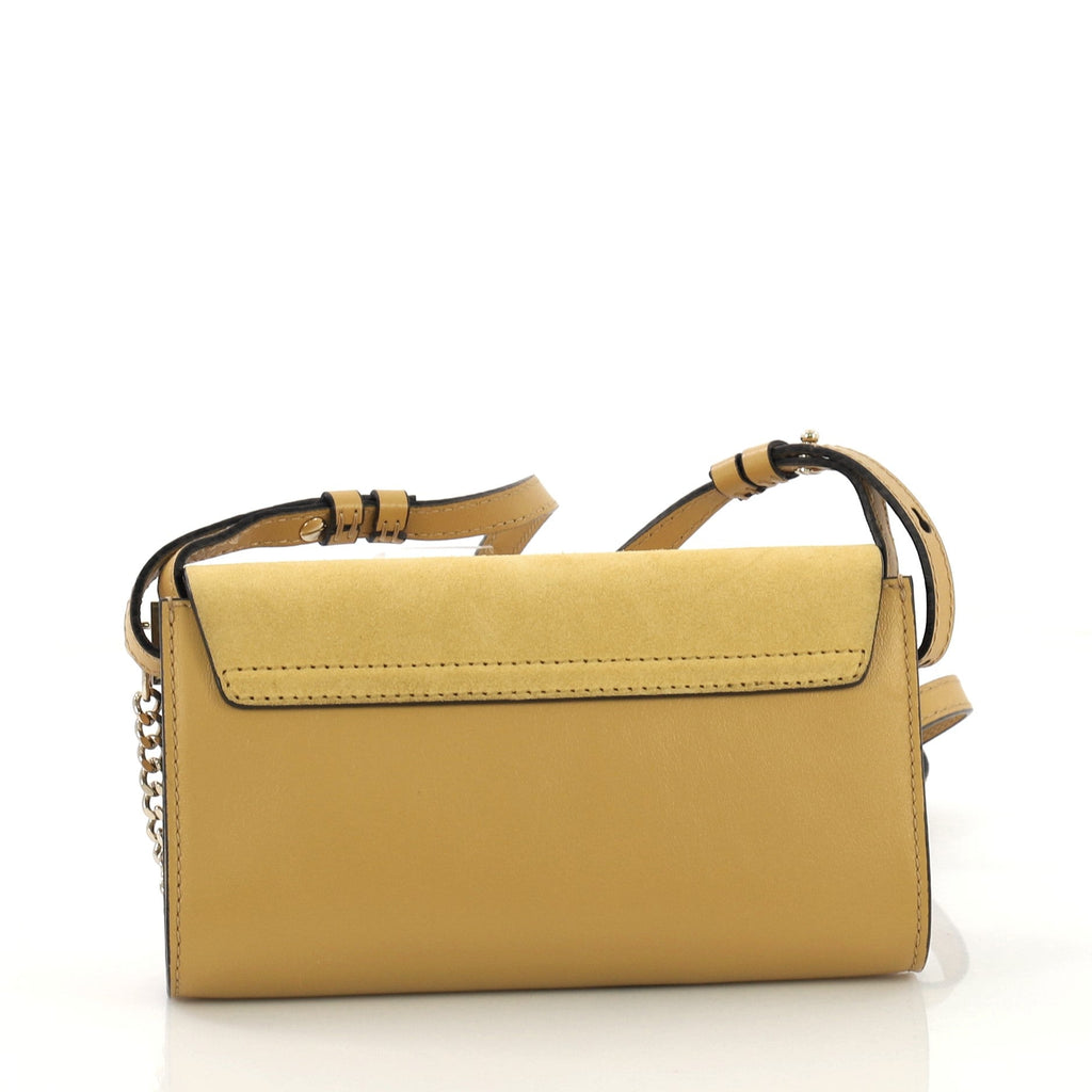 Faye Shoulder Bag Leather and Suede Mini
