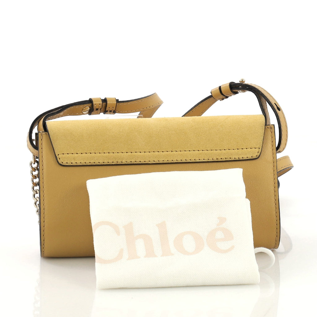 Faye Shoulder Bag Leather and Suede Mini
