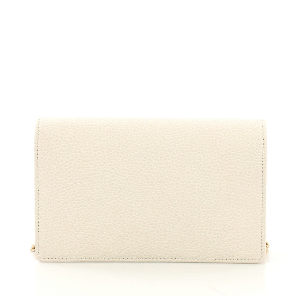 Petite GG Marmont Chain Wallet Leather Mini