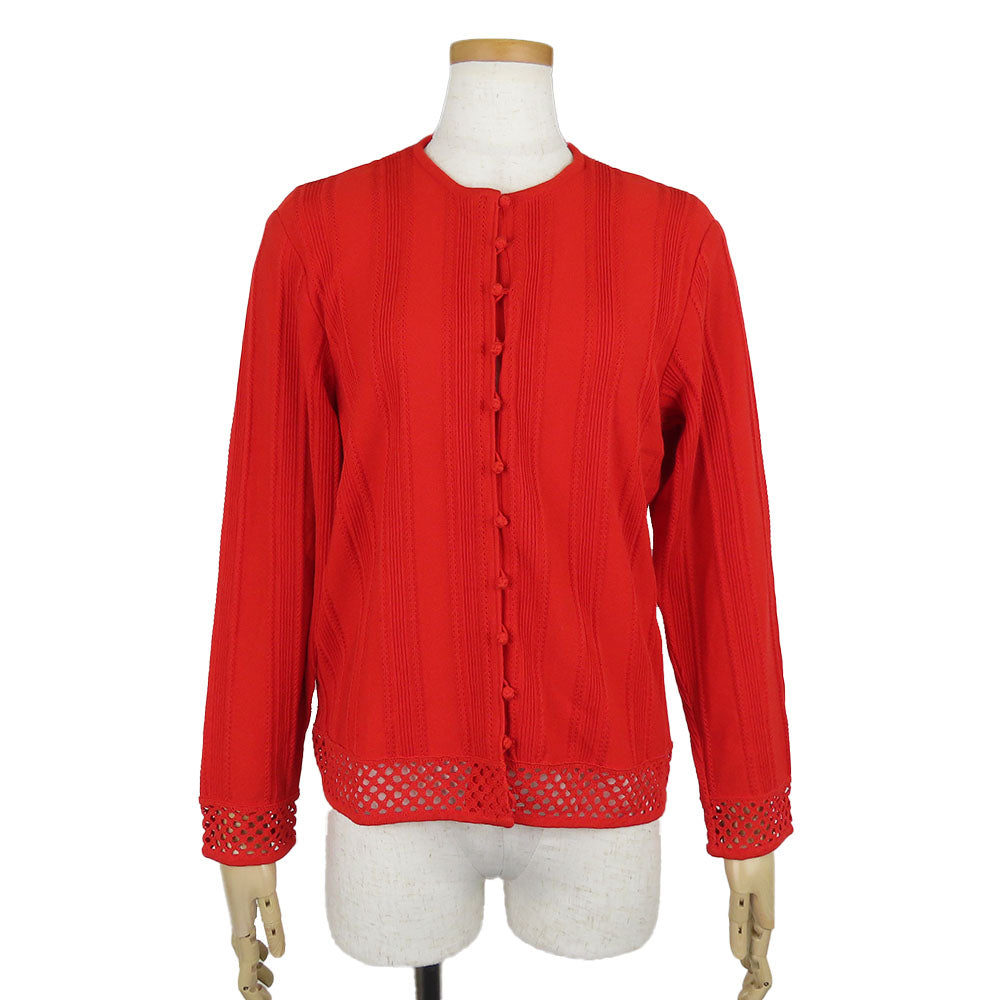 Christian Dior Red igan M Cotton Rayon