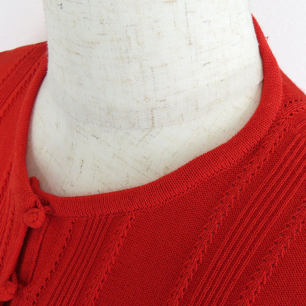 Christian Dior Red igan M Cotton Rayon