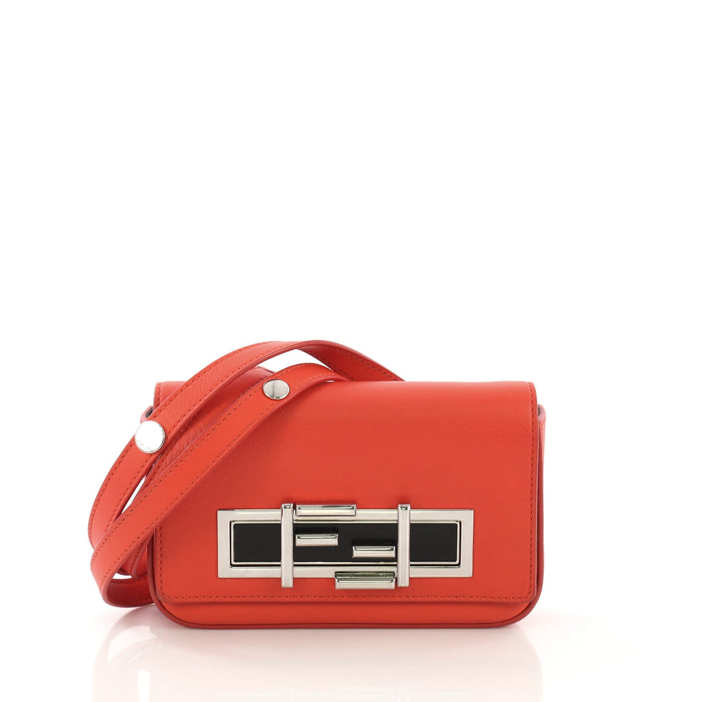 3Baguette Crossbody Bag Calfskin Mini