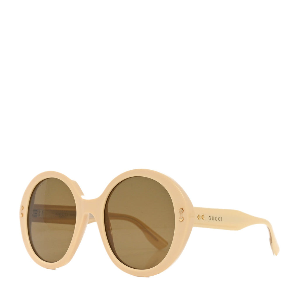Acetate Round Sunglasses GG1081S Ivory