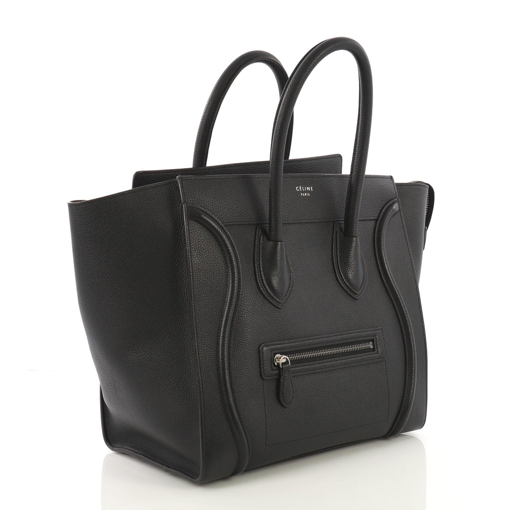 Luggage Handbag Grainy Leather Mini