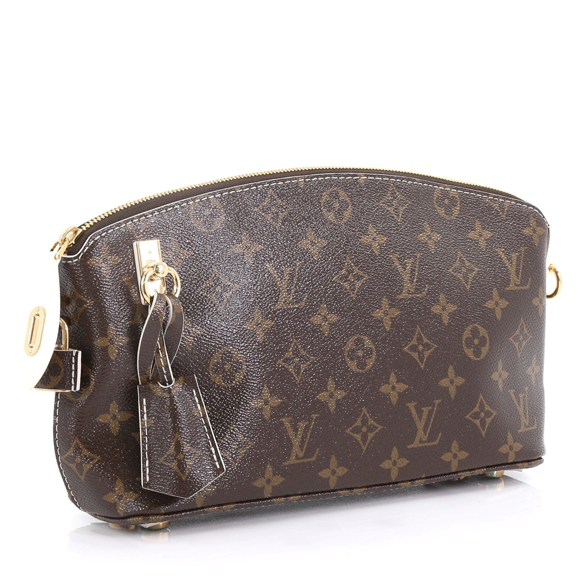 Lockit Cuff Clutch Monogram Fetish Canvas