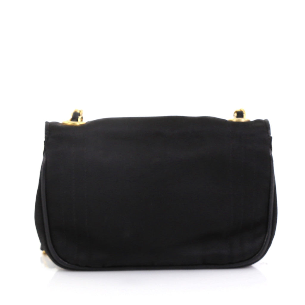 Vintage CC Stitch Flap Bag Satin Mini