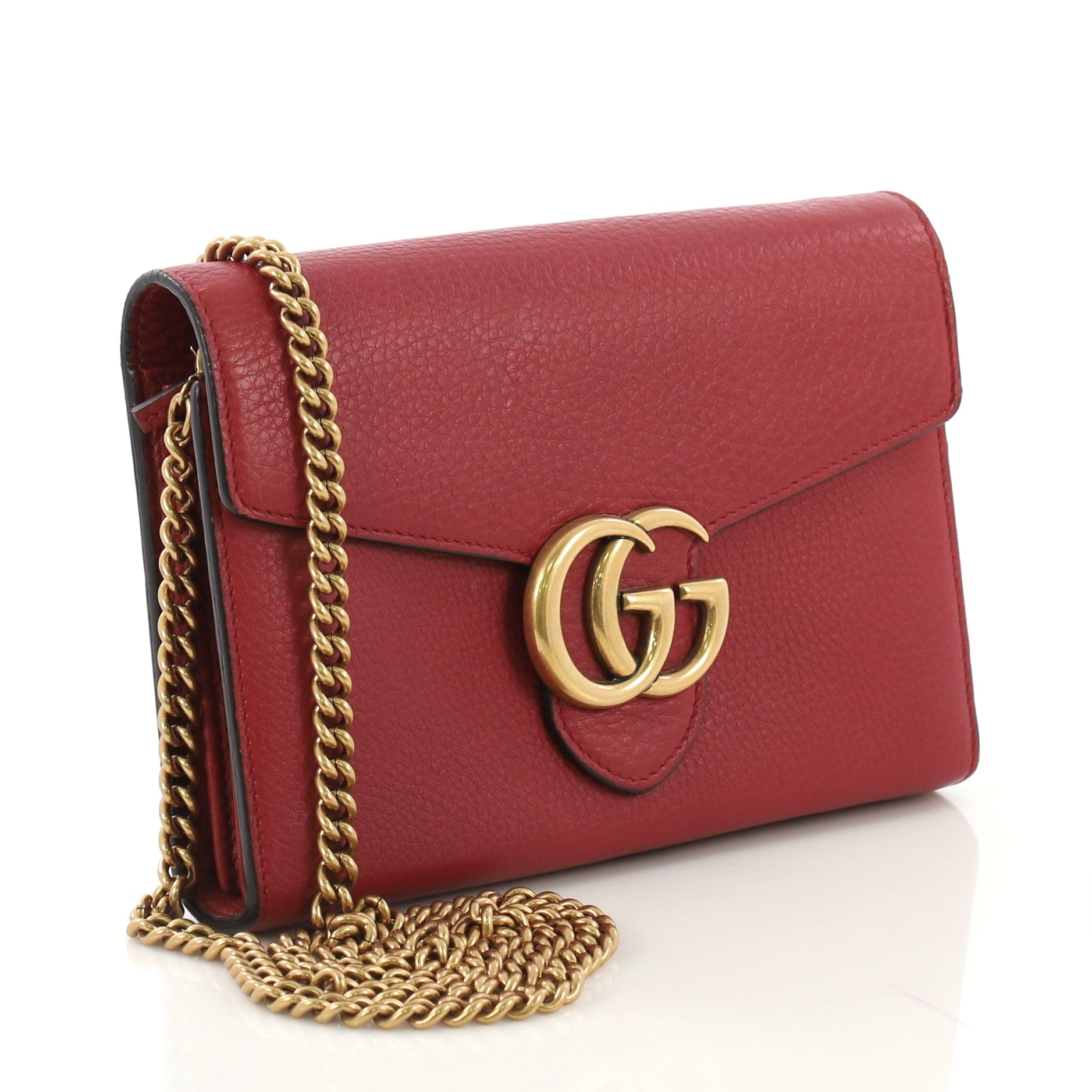 GG Marmont Chain Wallet Leather Mini