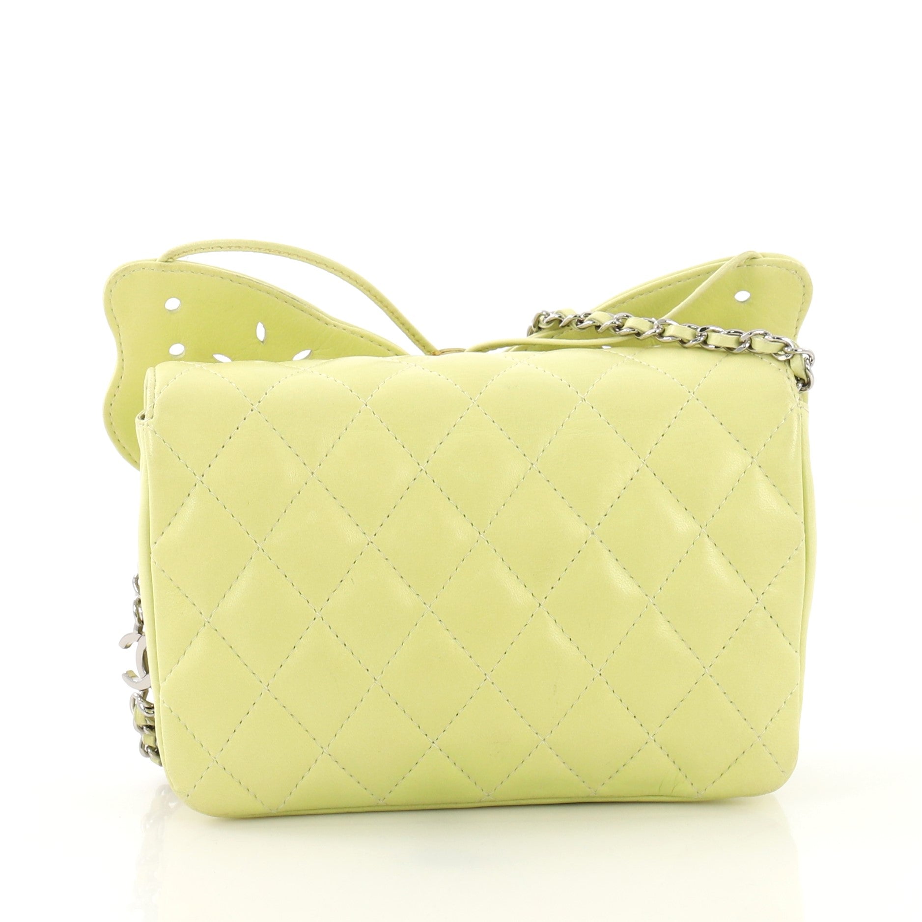 Butterfly Clutch Quilted Leather Mini