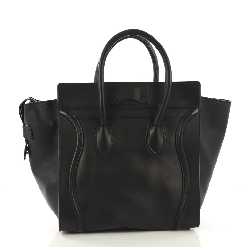 Luggage Handbag Smooth Leather Mini