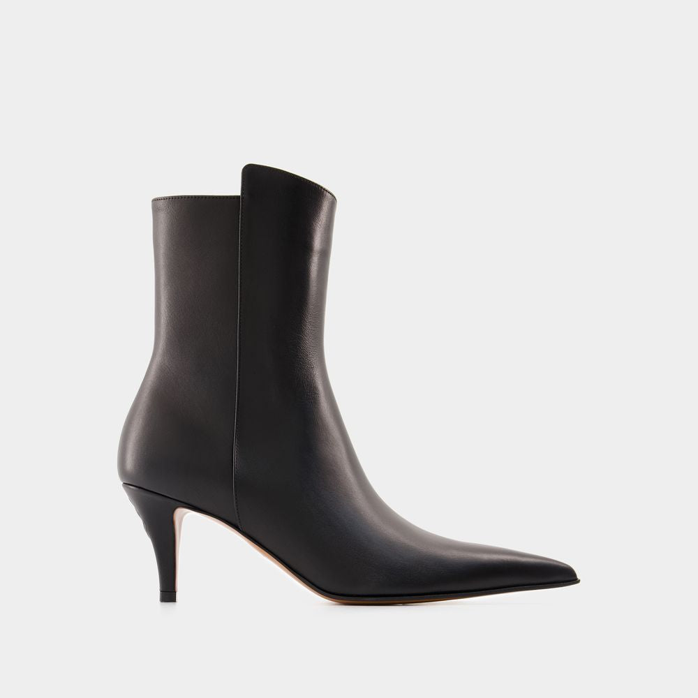 Women's Australian Ankle Boots - Alexander McQueen - Leather - Black