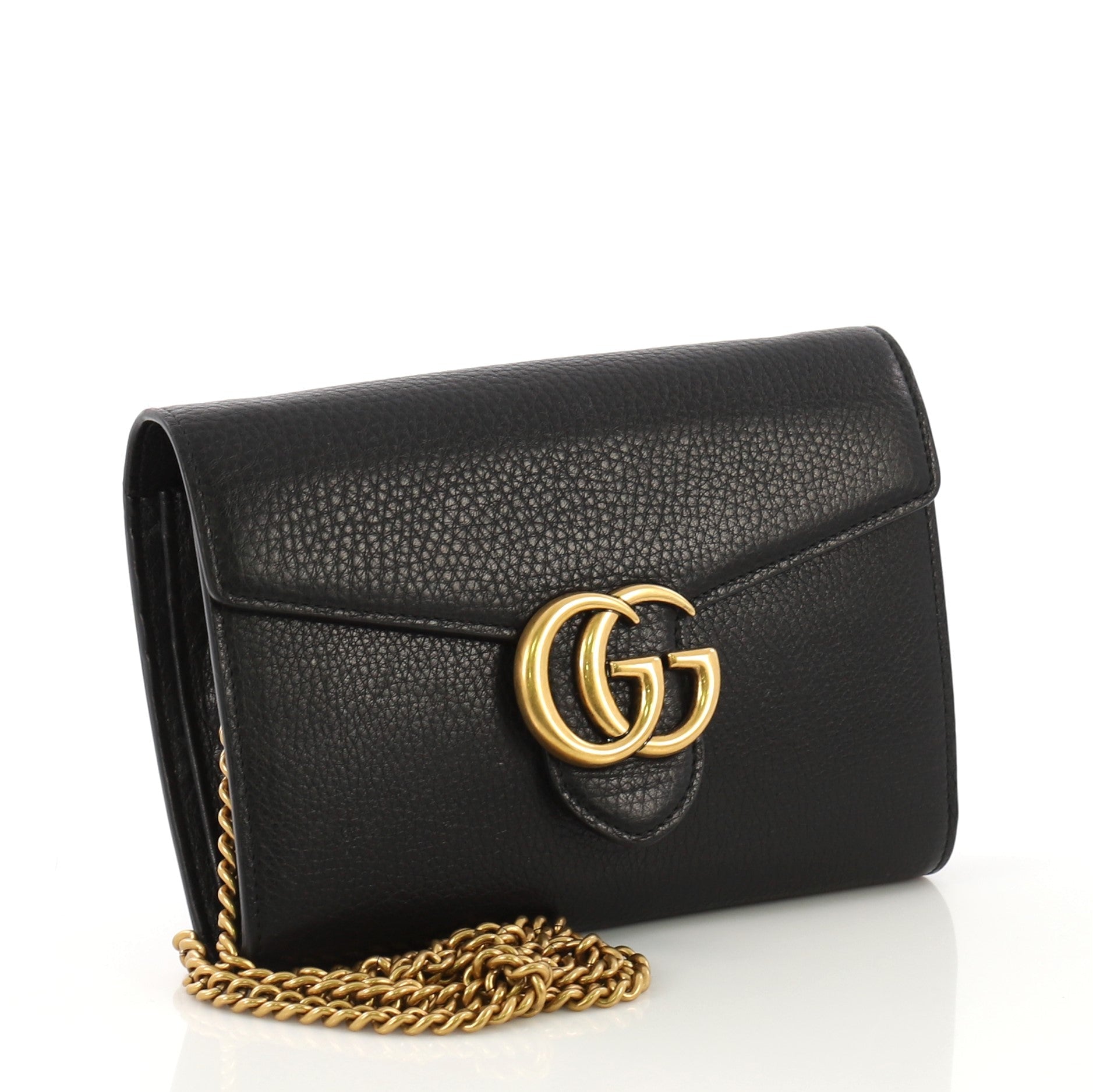 GG Marmont Chain Wallet Leather Mini