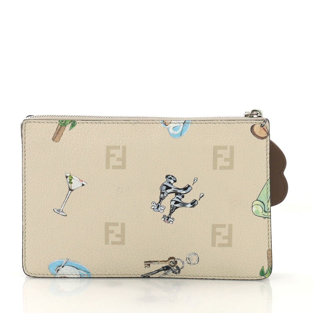 Selleria Clutch Printed Leather Medium
