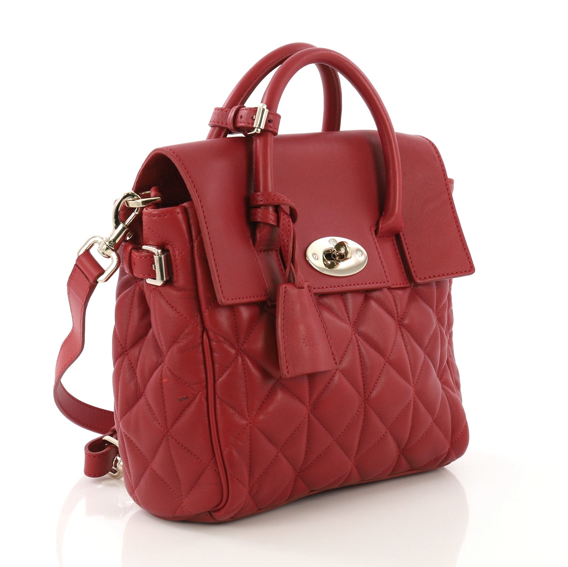 Cara Backpack and Shoulder Bag Quilted Leather Mini