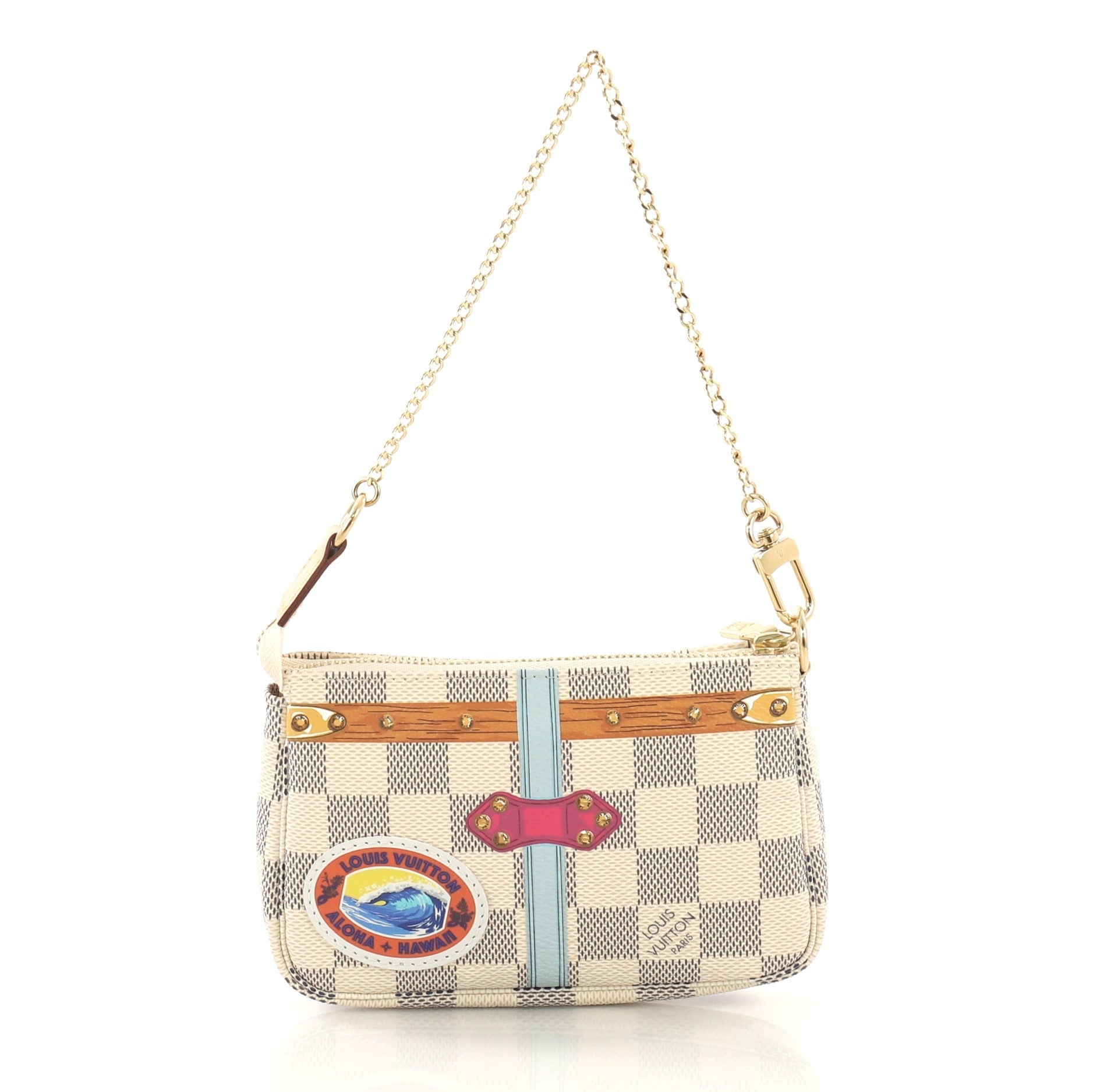 Pochette Accessoires Limited Edition Cities Damier Summer Trunks Mini