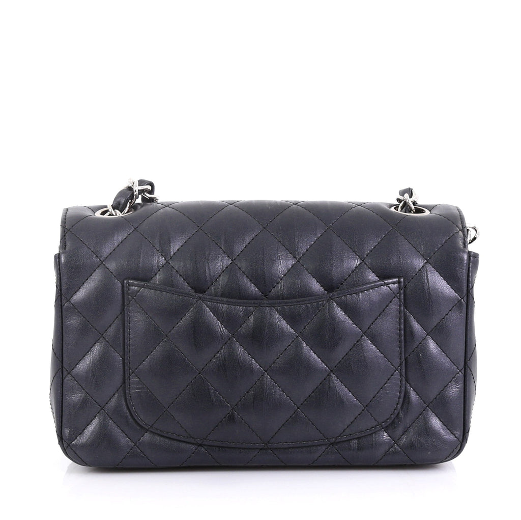 Classic Single Flap Bag Quilted Iridescent Calfskin Mini