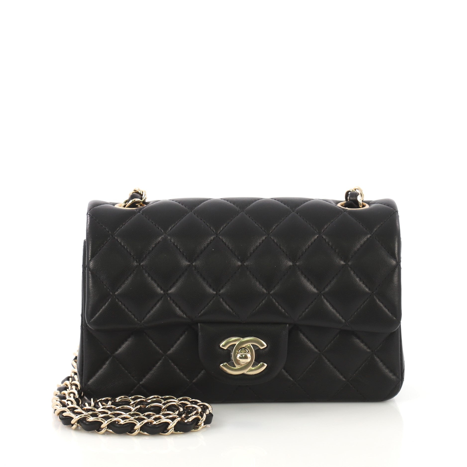 Classic Single Flap Bag Quilted Lambskin Mini