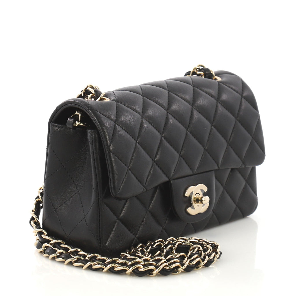 Classic Single Flap Bag Quilted Lambskin Mini