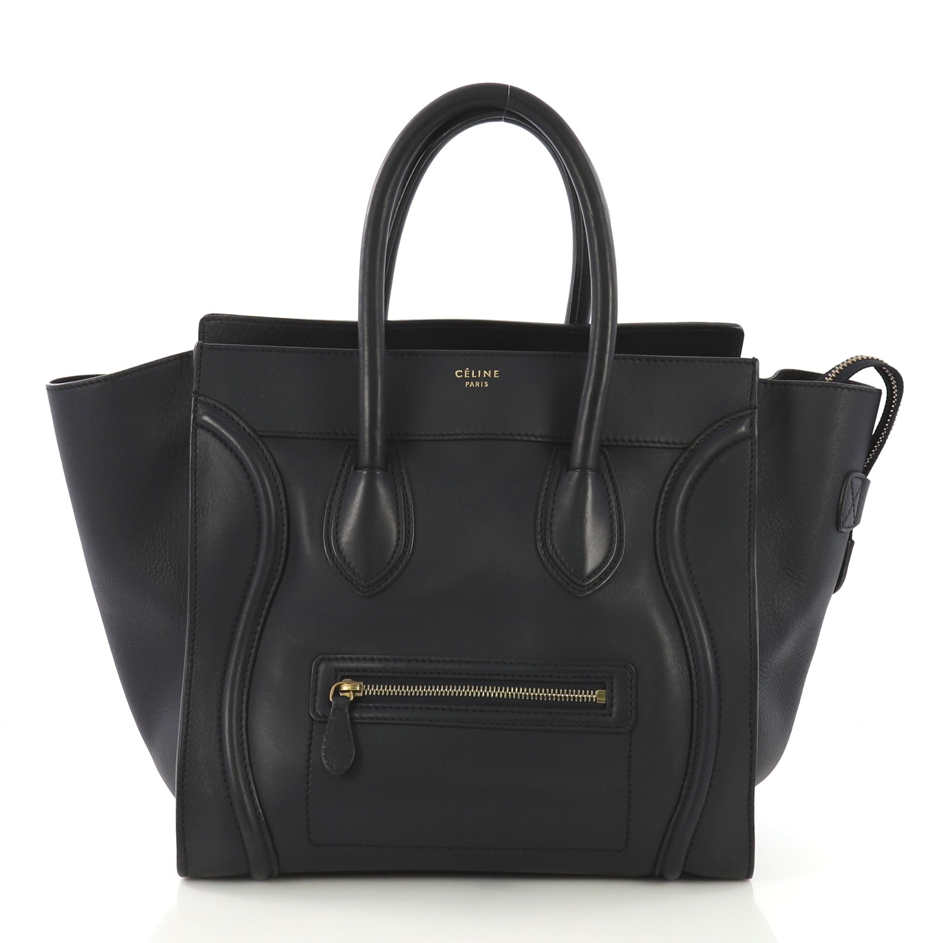 Luggage Handbag Smooth Leather Mini