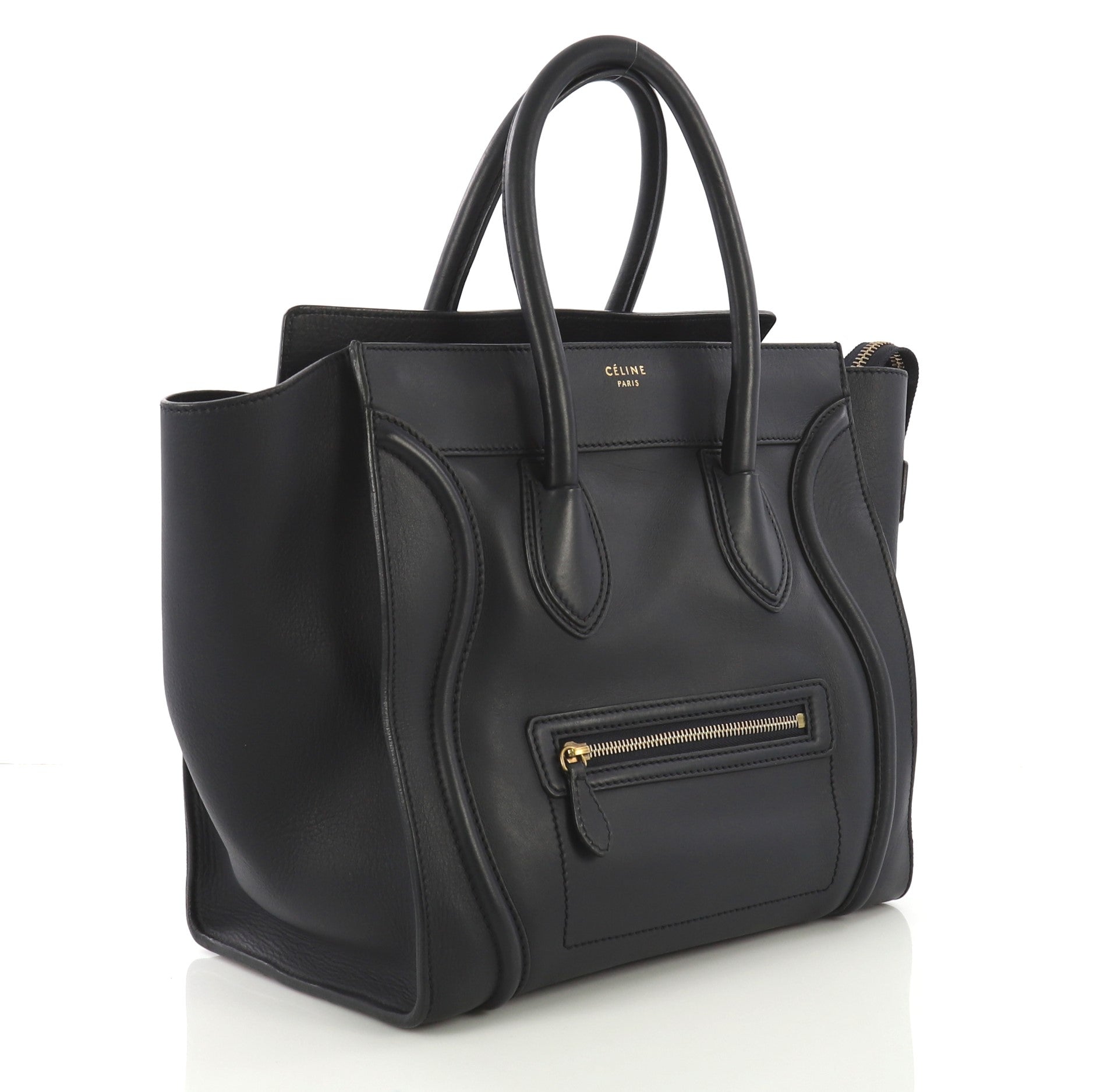 Luggage Handbag Smooth Leather Mini