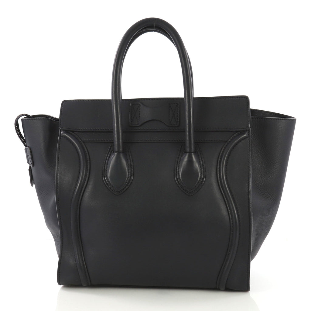 Luggage Handbag Smooth Leather Mini