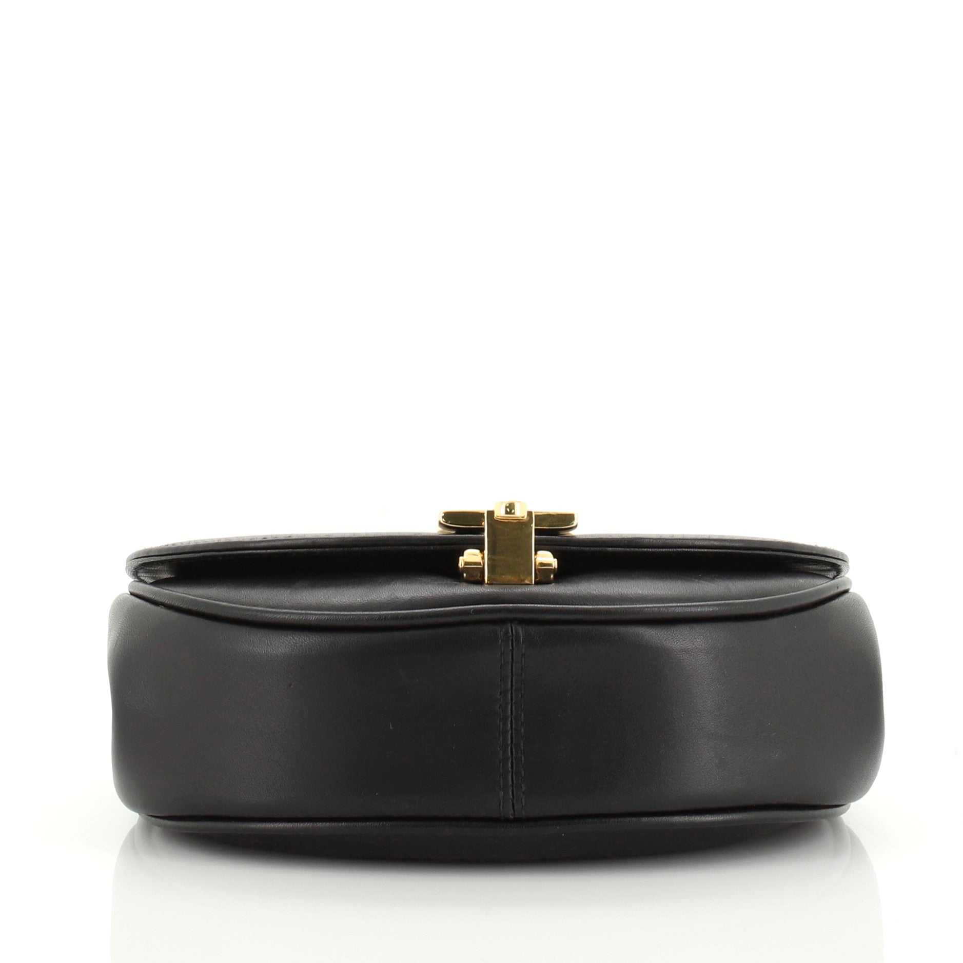 Vintage Gancio Convertible Chain Waist Bag Leather Mini