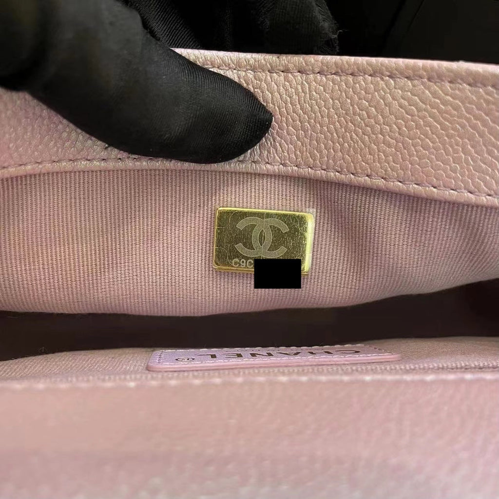 Chanel 21K My Perfect Mini Flap Bag Caviar Pink