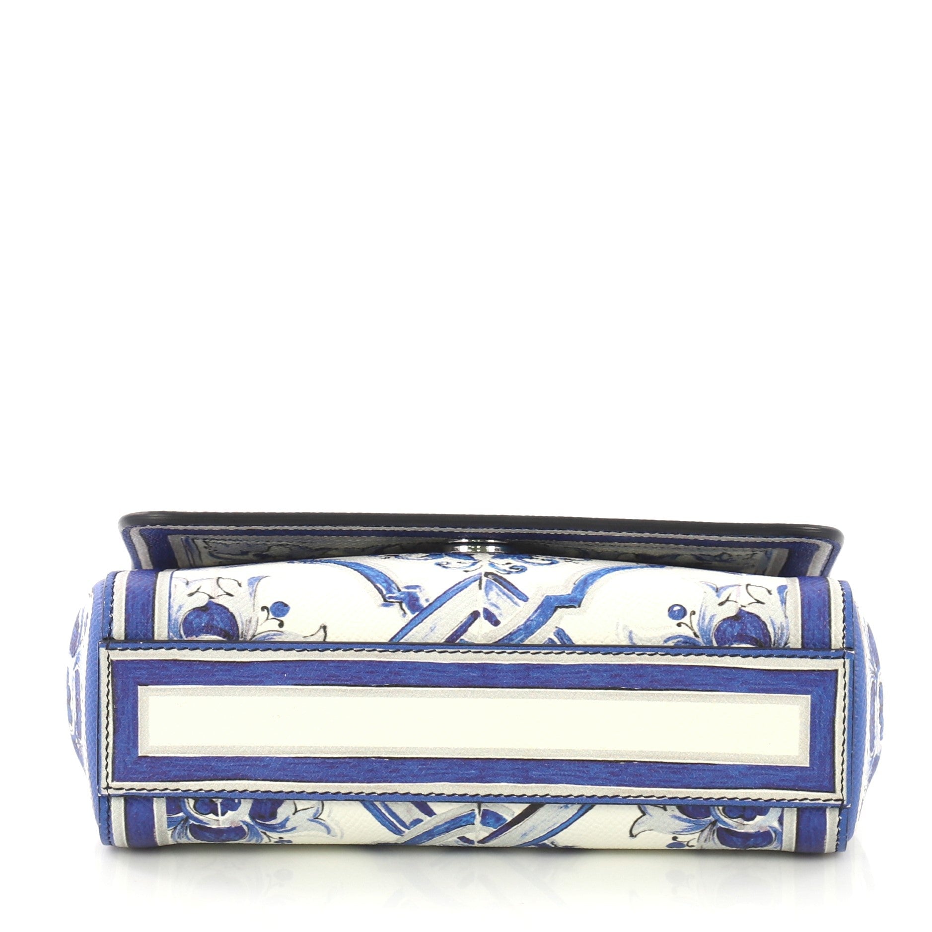 Sicily Wallet on Chain Printed Leather Mini
